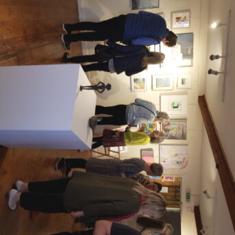Viewing at the Pond Gallery May 2022 - Suffolk Open Studios