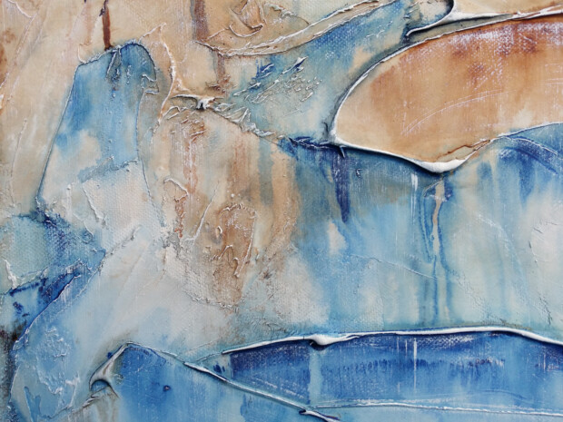 Mountain Rains by SundayL Artist - Close up